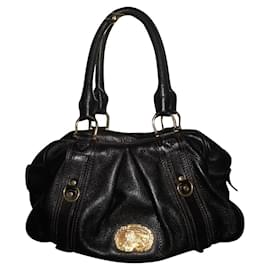 Borsa a mano Burberry in pelle marrone