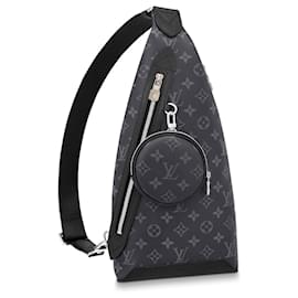 Louis Vuitton Borsa Duo Sling Monogram Eclipse Nera