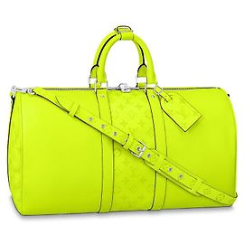 Louis Vuitton LV Keepall Taigarama amarillo nuevo