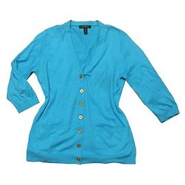 Polo Ralph Lauren Strickjacke aus Baumwolle Türkis XL