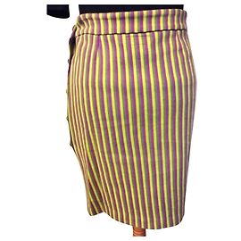 Autre Marque AGNES B SKIRT SKIRT BAYADERE RETRO 5 BUTTONS T1 OR T36