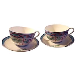 Set de 2 tasses Hermès Le Jardin des Papillons en céramique
