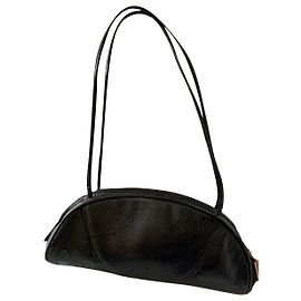 Borsa Christian Dior in vernice nera