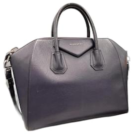 Givenchy Antigona Leder Handtasche Dunkelblau