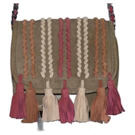 Borsa Cameraboy Ikks in Scamosciato Khaki