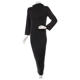 Vestido Pier Antonio Gaspari de lana merino negro