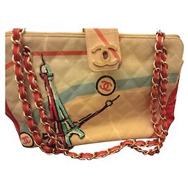 Bolso Chanel Mademoiselle de algodón multicolor