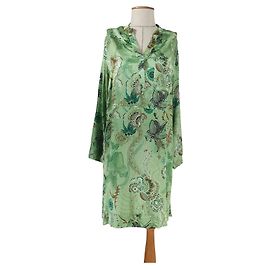 Vestido de viscosa verde Odd Molly