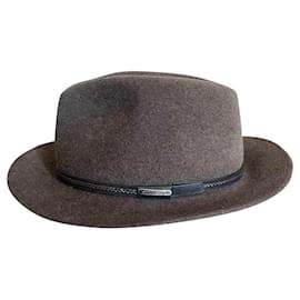 Cappello Stetson Inglewood Tortora in feltro di pelo