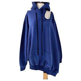 Sudadera Unravel Project Cut Out Asym Azul Algodón