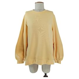 Ganni Sweatshirt Gelb
