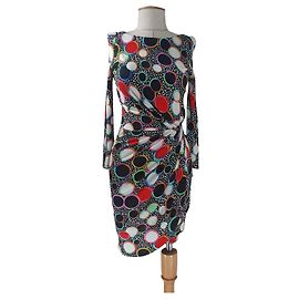Abito Just Cavalli in viscosa multicolore