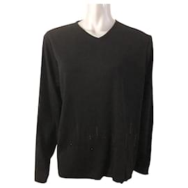Lucia T Schwarzer Pullover mit Pailletten - Autre Marque