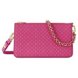 Louis Vuitton Custodia LV Lexington nanogram rosa