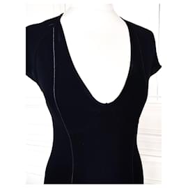 KENZO KLEID TRENDIGES CREPE ZEICHEN RELIEF RÜCKEN TM ODER T 36