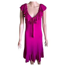Diane Von Furstenberg DvF Vintage Baila Kleid mit Rüschen