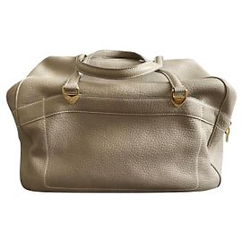Borsa in pelle Loro Piana Grigia