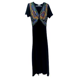 Sandro Kleid Mehrfarbig Viscose Polyamid Größe 36