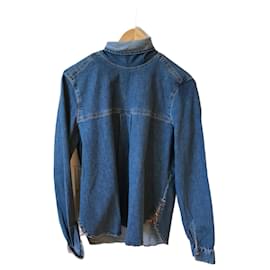 Autre Marque SEMICOUTURE Tops T.FR 40 Denim - Jeans