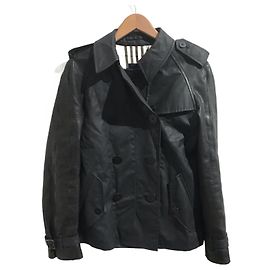 Abrigos BURBERRY T.FR 36 Algodón