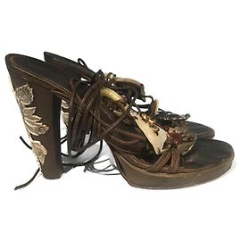 Sandali EMANUEL UNGARO T.EU 37 Pelle