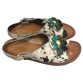 Sandali MARNI T.EU 37 Pelle di vitello stile pony