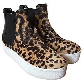 N°21 Trainers T.EU 37 Pony-style calfskin