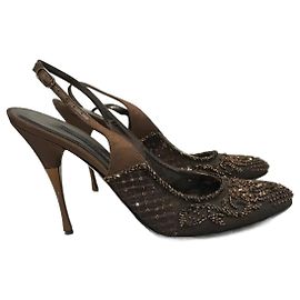 SERGIO ROSSI Tacones T.EU 37.5 Tela