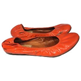 Bailarinas LANVIN T.EU 36.5 Cuero charol