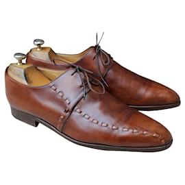 ZAPATOS BERLUTI DERBY DE PIEL 9,5 / 43,5 ZAPATOS CABALLEROS EXCELENTE ESTADO 1889 € - Berluti