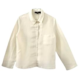 Irène Van Ryb "Le Costume" Gerade geschnittene Jacke aus elfenbeinfarbenem Leinengemisch - Irene Van Ryb
