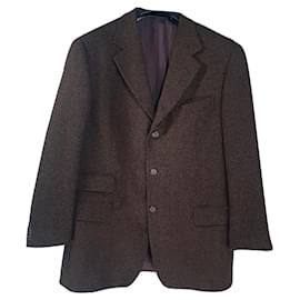 Ermenegildo Zegna Blazer aus Wolle und Kaschmir Braun