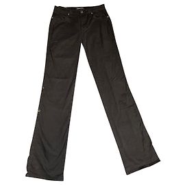 Pantalones ROCCOBAROCCO negros de algodón