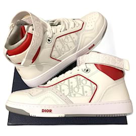 Dior B27 Sneaker aus weißem Leder