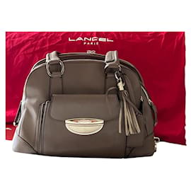 Borsa a mano Lancel Adjani in pelle taupe