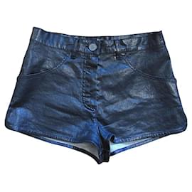Micro shorts Chanel neri in cotone