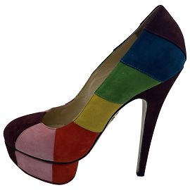 CHARLOTTE OLYMPIA Tacchi T.Unione Europea 36.5 scamosciato