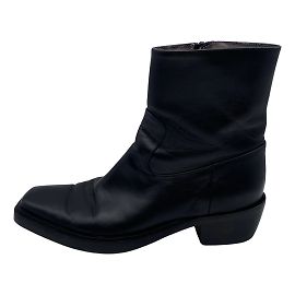 Autre Marque GIA COUTURE Bottines T.UE 38 cuir de vachette