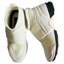 Baskets Chanel Speed Stretch Sock Blanc Crème