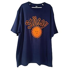 Autre Marque T-shirt Stussy City Seal Blu Navy Cotone XL