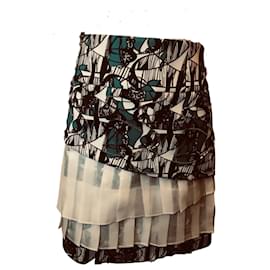 Autre Marque falda estampada Cristina Miraldi