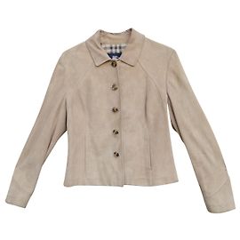 Taglia giacca in camoscio Burberry 42