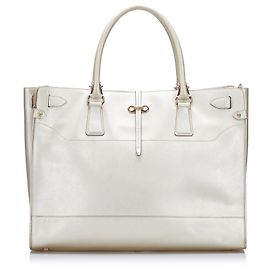 Salvatore Ferragamo Borsa Tote Briana Bianca Ferragamo