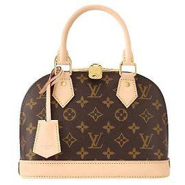 Louis Vuitton Alma BB Monogram Canvas Handtasche Braun