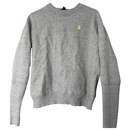 Louis Vuitton Uniforme Sweatshirt Grau Baumwolle