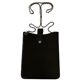 Porta iPad Chanel in Pelle Nero