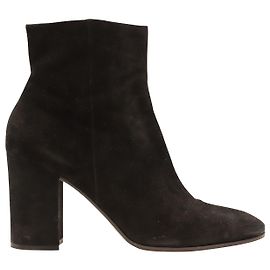 Stivaletto Gianvito Rossi in Camoscio Nero