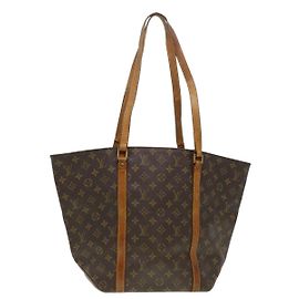 LOUIS VUITTON Monogram Sac Einkaufstasche M51108 LV Auth am4004