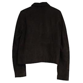 Chaqueta Mac Douglas de piel de cabra negra Talla 38