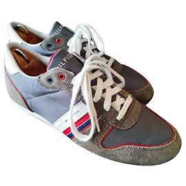 Sneakers Tommy Hilfiger Grigie in Pelle di Cervo